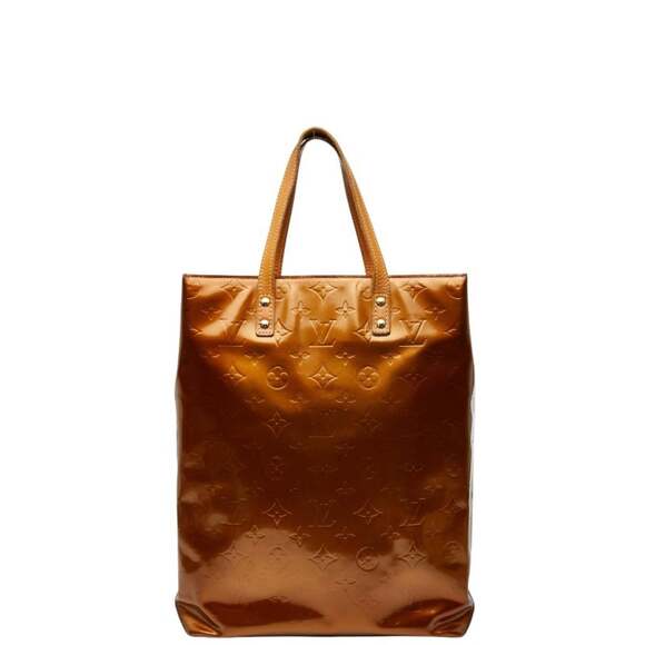 LOUIS VUITTON Brown Monogram Leather Tote Bag